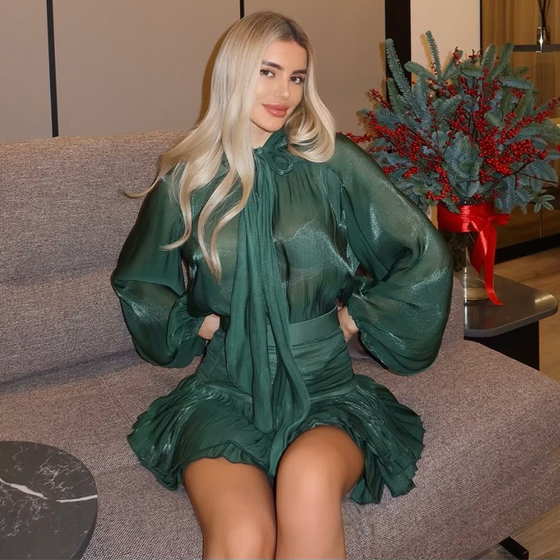 MARSEILLE – Flowy Mini Dress – 9059