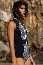 MILAN – Striped One Piece Swimsuit – 1607