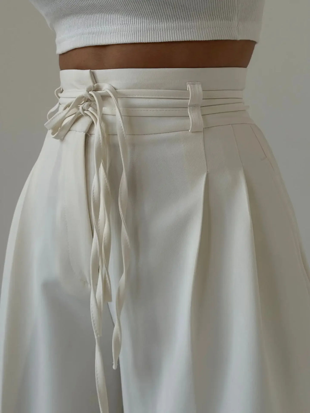 VALENCIA – Veter Hoge Taille Rechte Broek – 2186