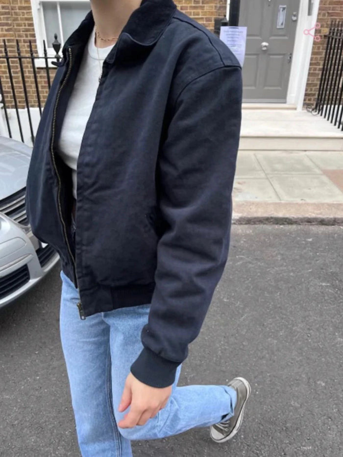 SEOUL – K-Style Corduroy Cropped Jacket – 279