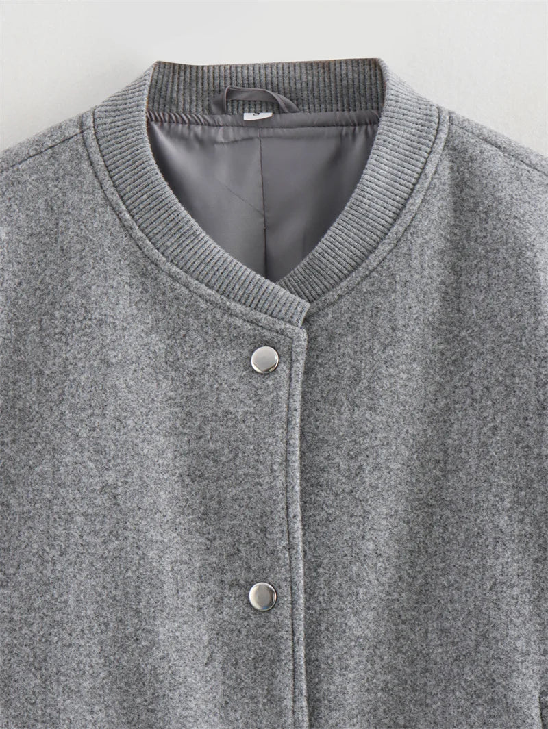 MUNICH – Cropped Tweed Bomber – 049