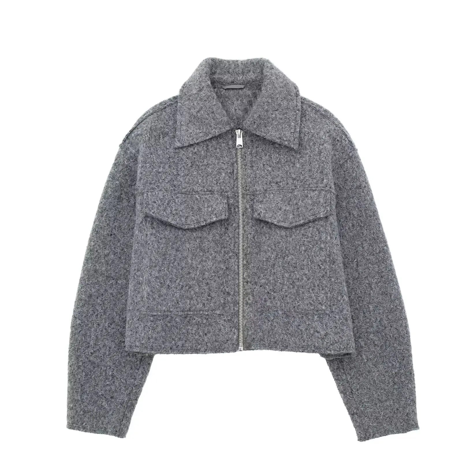 EDINBURGH – Tweed Cropped Jacket – 144