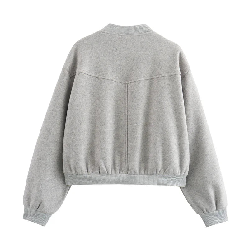 MUNICH – Cropped Tweed Bomber – 049