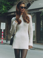 BUDAPEST – Longsleeve Knit Dress – 1051
