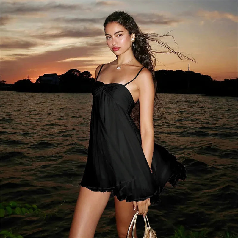 MALAGA – Chiffon Mini Dress – 2525