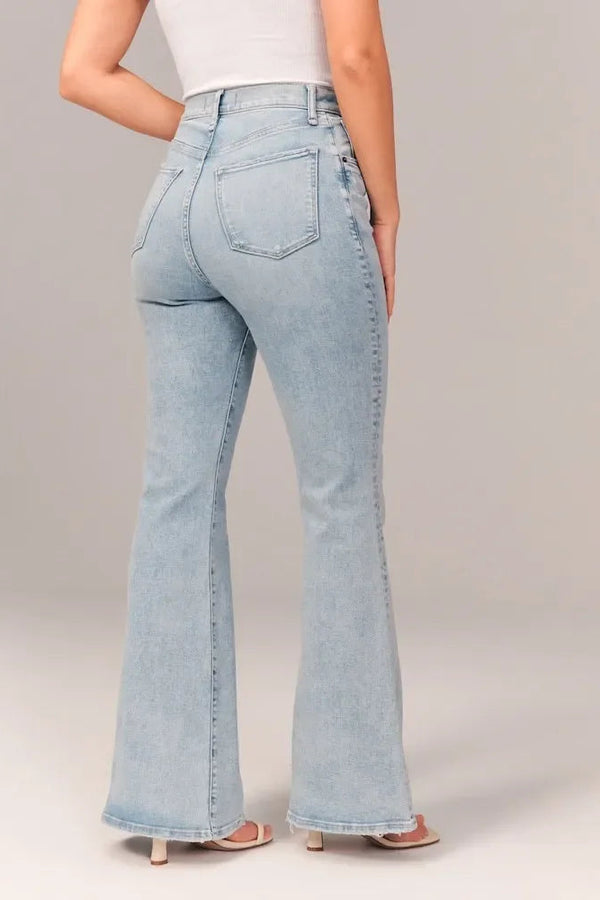 PARIS- Stretch Flare Jeans — Ultra High Rise