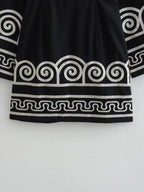 CAGLIARI – Embroidered Mini Dress – 1525