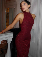 STOCKHOLM – Sequin Maxi Dress – 3064