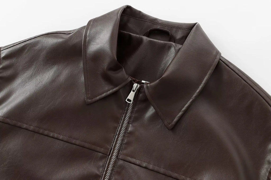 COPENHAGEN – Retro Jacket – 210 –Vegan Leather