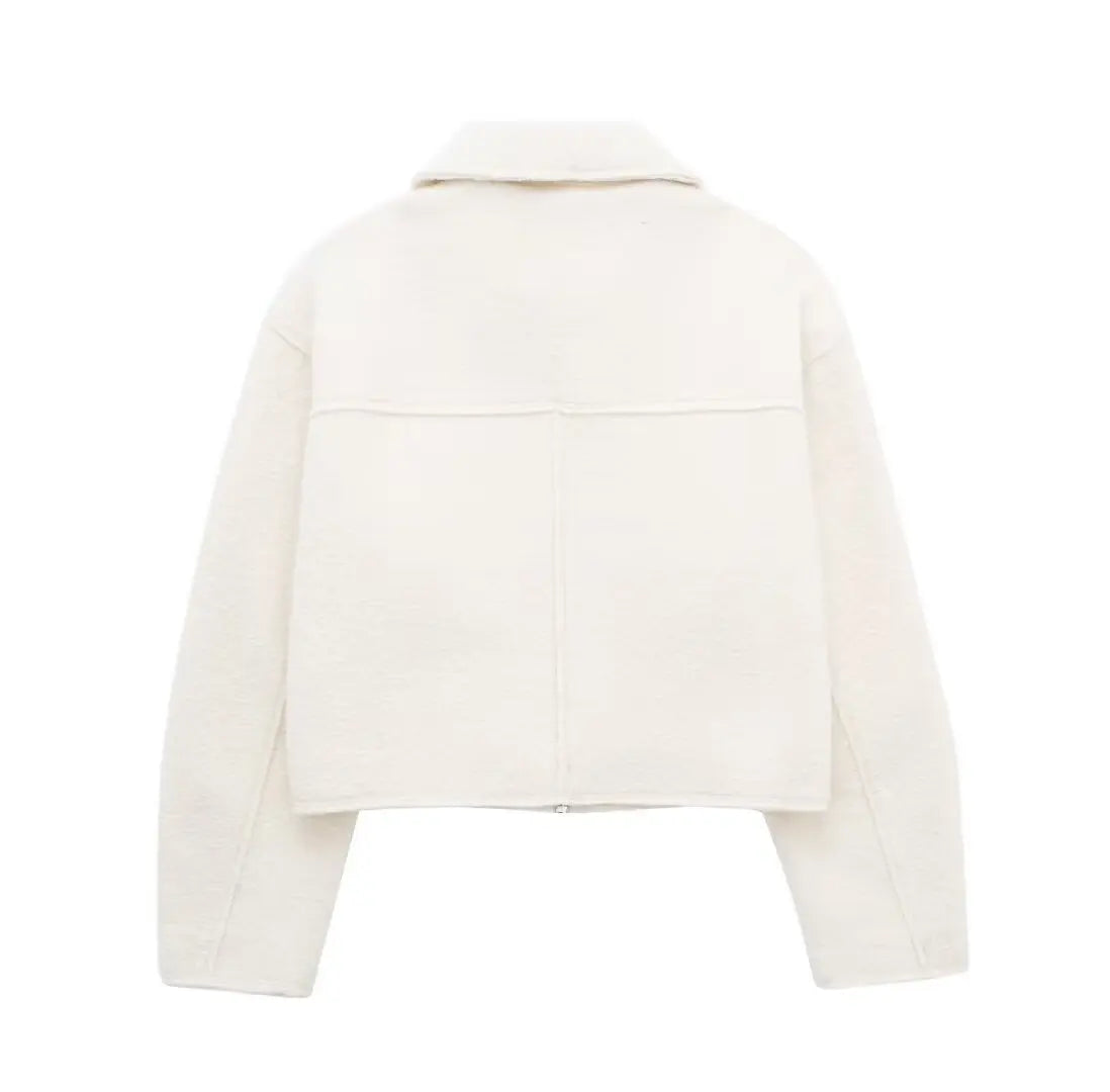 EDINBURGH – Tweed Cropped Jacket – 144