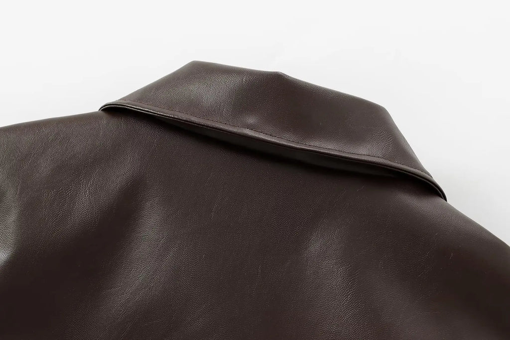 COPENHAGEN – Retro Jacket – 210 –Vegan Leather