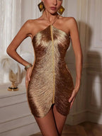 ALICANTE – Fringe Mini Dress – 4918