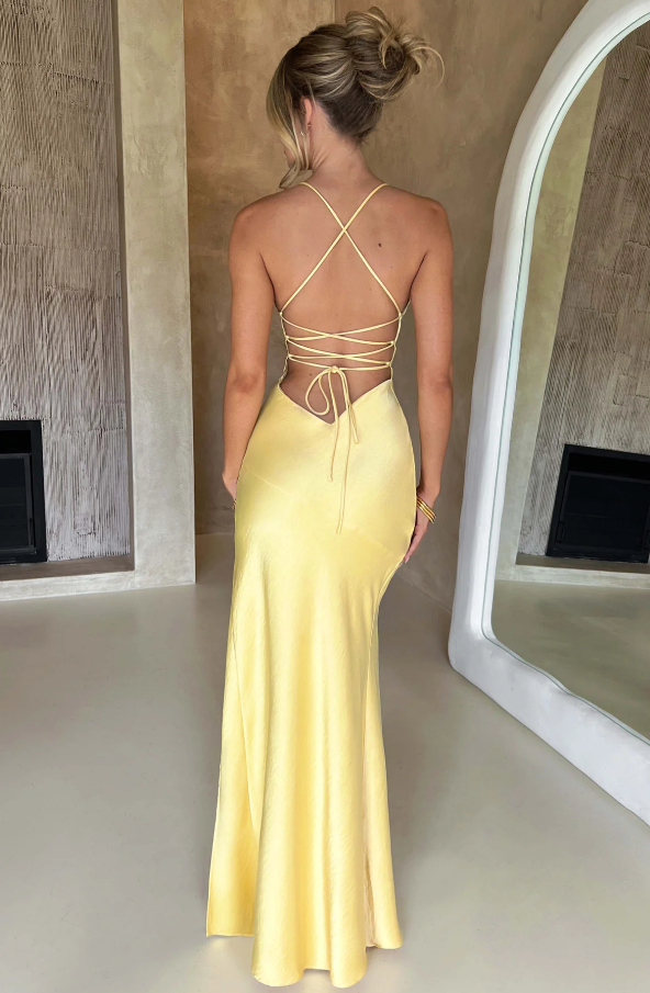 RHODES – Spaghetti Strap Maxi Dress – 3255