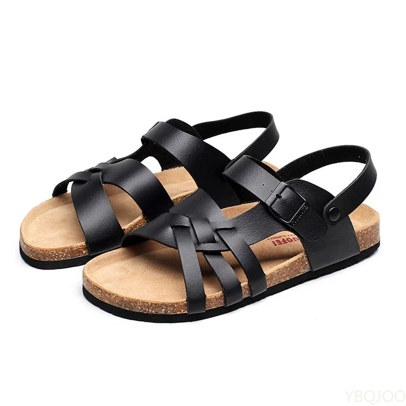MILAN – Orthopedic Leather Sandals – 7024