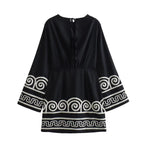 CAGLIARI – Embroidered Mini Dress – 1525