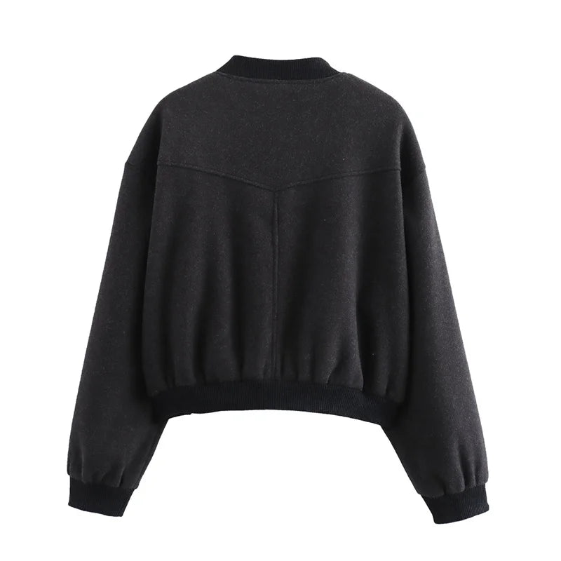 MUNICH – Cropped Tweed Bomber – 049