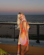 ROME – One-Shoulder Satin Mini – 7542