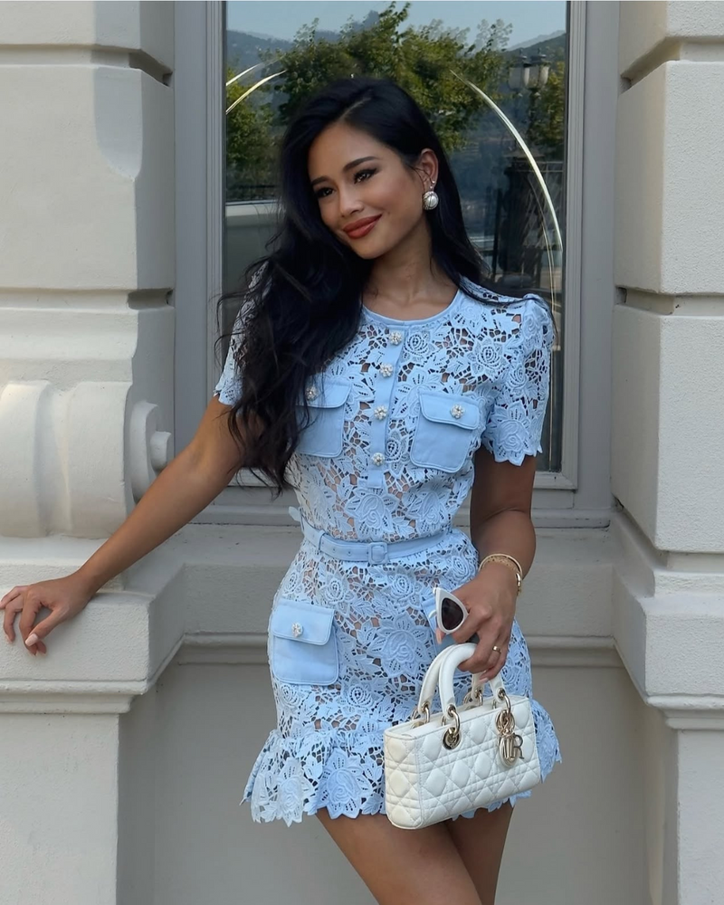 LYON – Lace Mini Dress – 5482