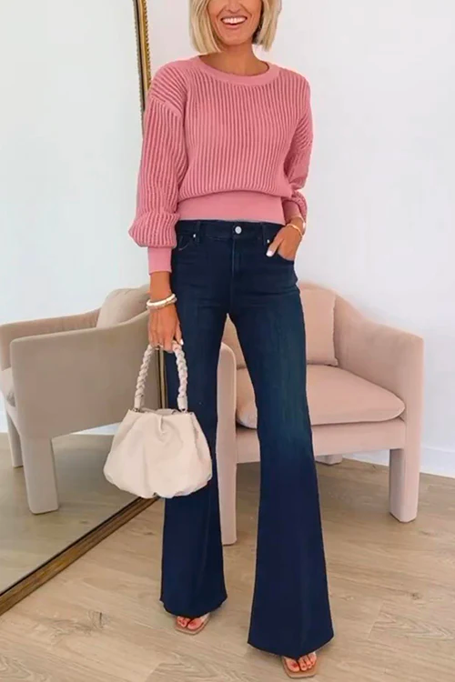 VALENCIA – Flare Denim Pants – 8369