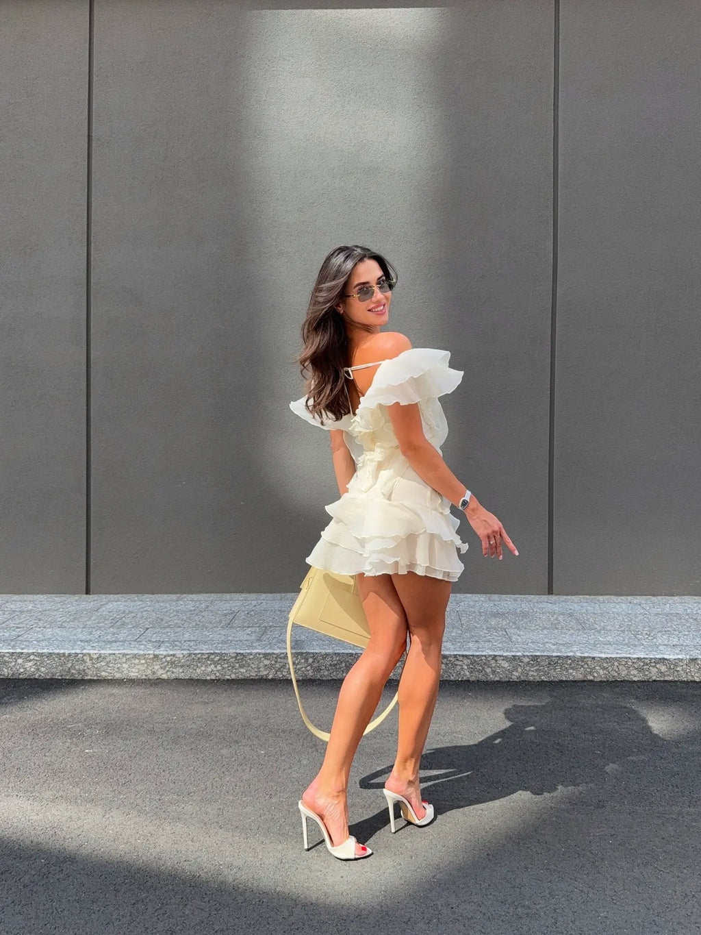 FLORENCE – Off-Shoulder Mini Dress – 8232