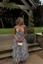 CORFU – Sleeveless Ruffle Maxi Dress – 4040