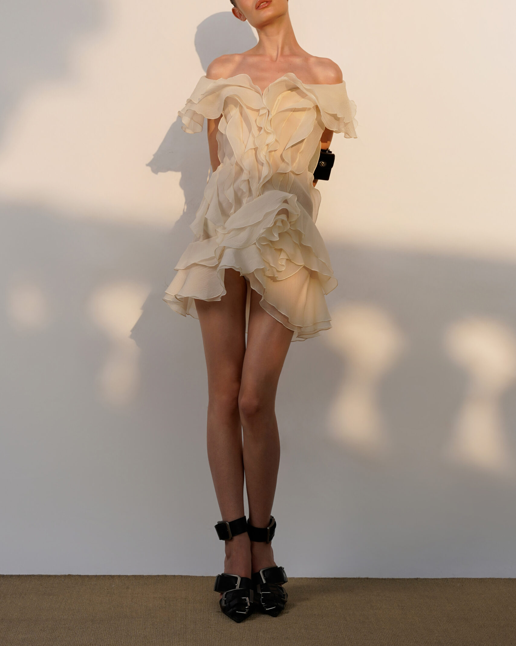 FLORENCE – Off-Shoulder Mini Dress – 8232