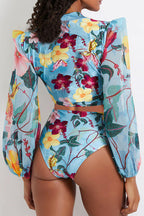 PALMA – Floral Monokini Swimsuit – 7607