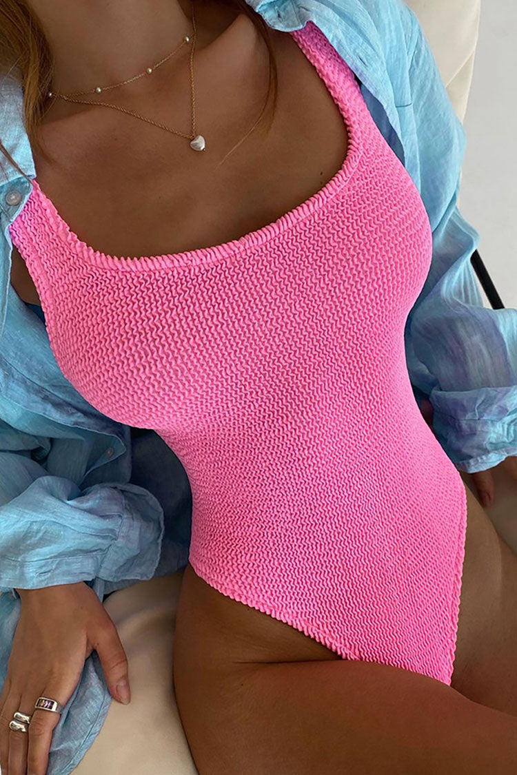 SANTORINI – Brazilian Seersucker Swimsuit – 6637