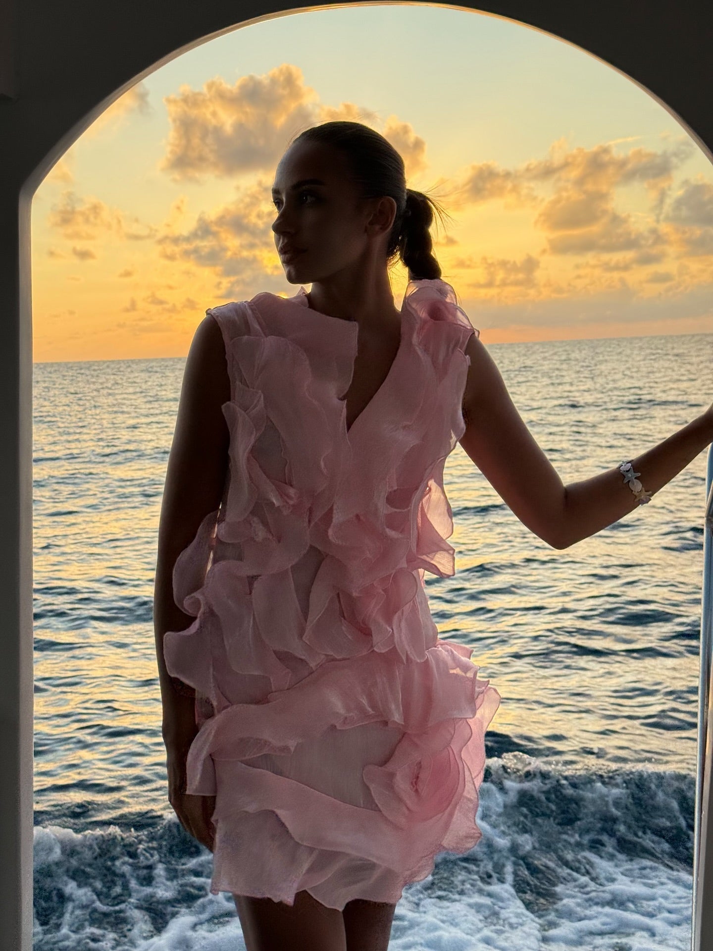 FLORENCE – Off-Shoulder Mini Dress – 8232