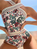 ALICANTE – Paisley Printed Swimsuit – 1745