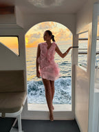 FLORENCE – Off-Shoulder Mini Dress – 8232