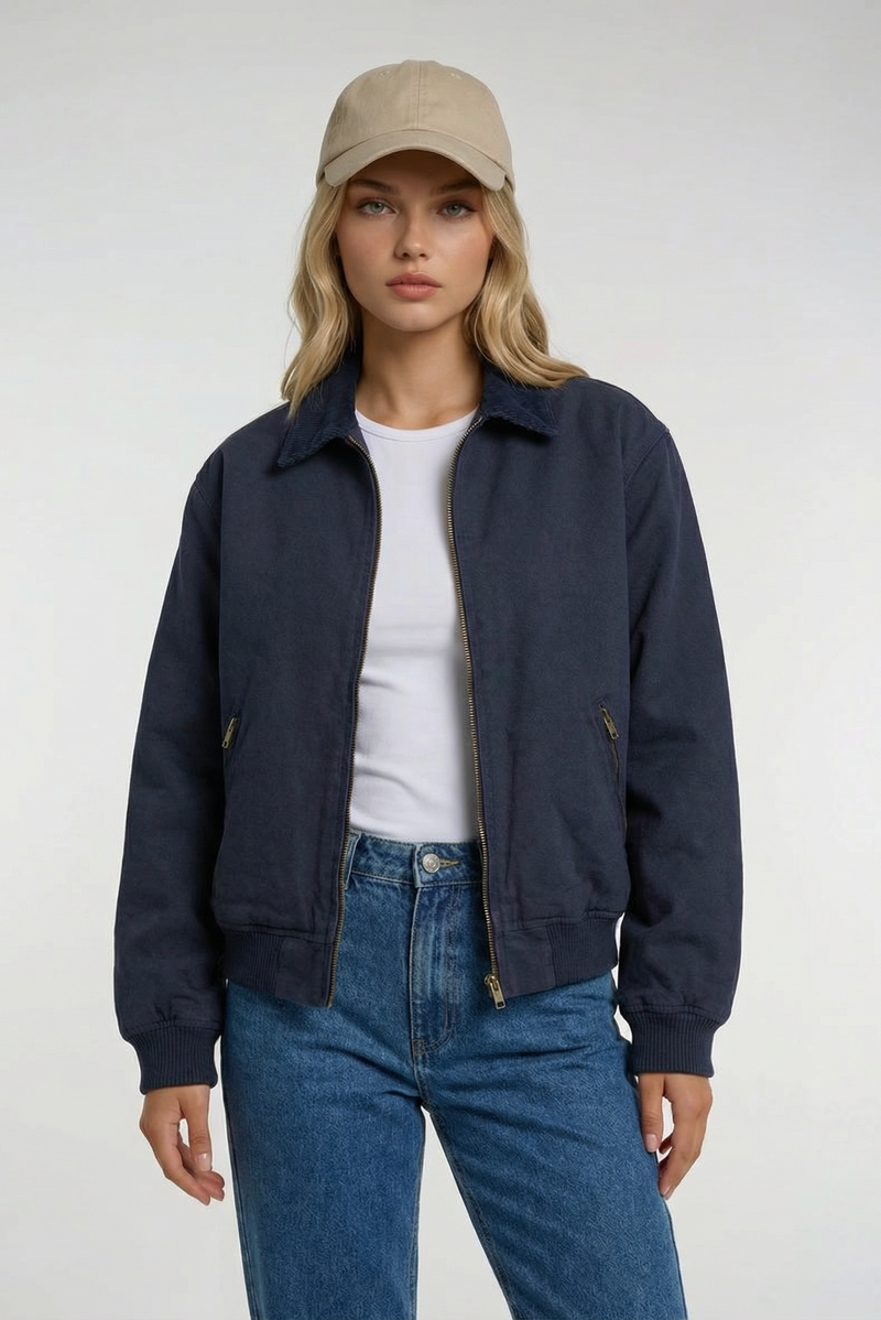 SEOUL – K-Style Corduroy Cropped Jacket – 279