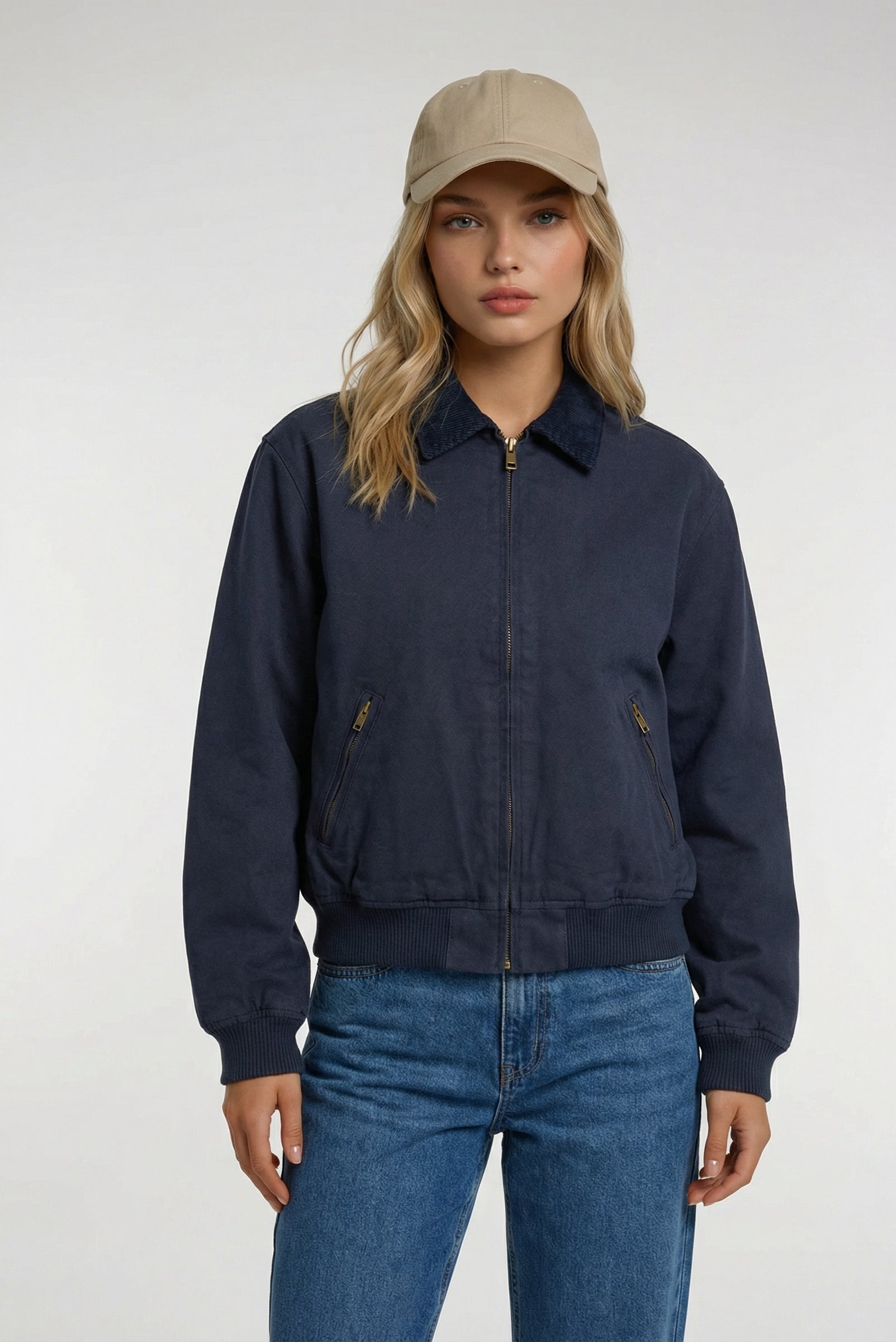 SEOUL – K-Style Corduroy Cropped Jacket – 279