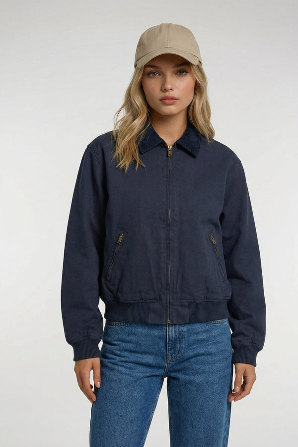 SEOUL – K-Style Corduroy Cropped Jacket – 279