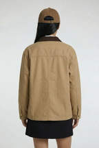 SEOUL – Korean style Quilted Lapel Coat – 211