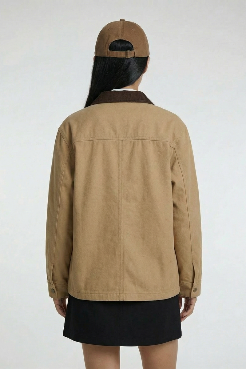 SEOUL – Korean style Quilted Lapel Coat – 211