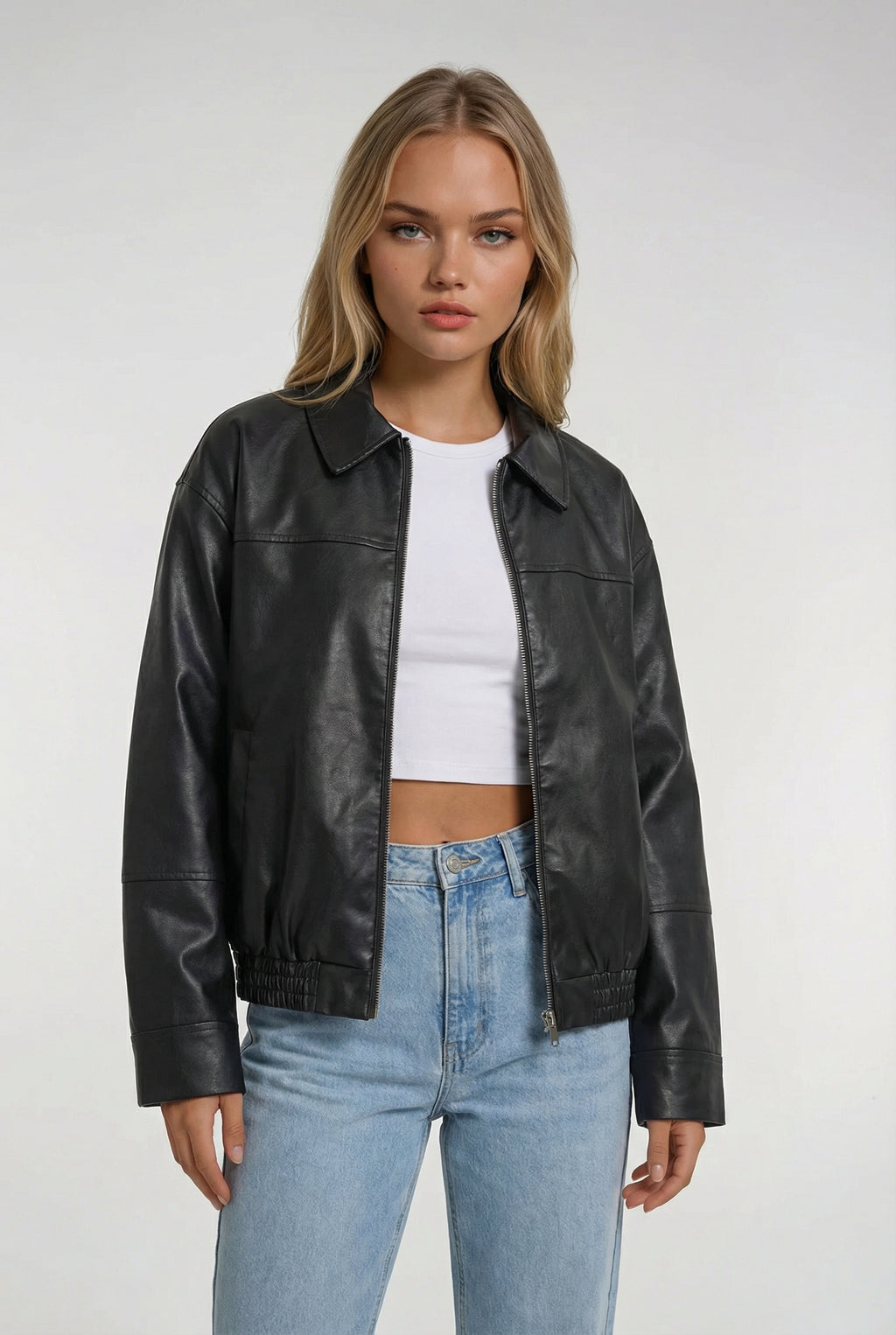 COPENHAGEN – Retro Jacket – 210 –Vegan Leather