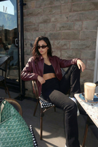 PARIS – Moto Jacket – 145 – Vegan leather