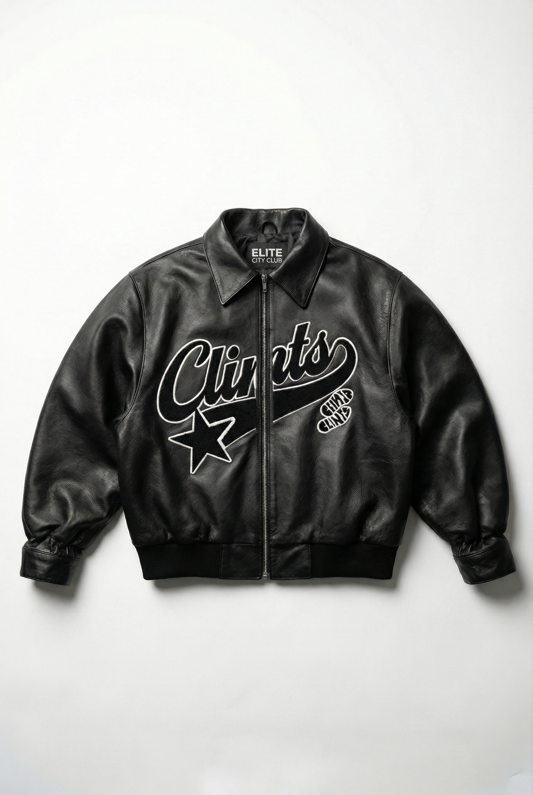 BERLIN – Y2K Embroidered PU Jacket – 909