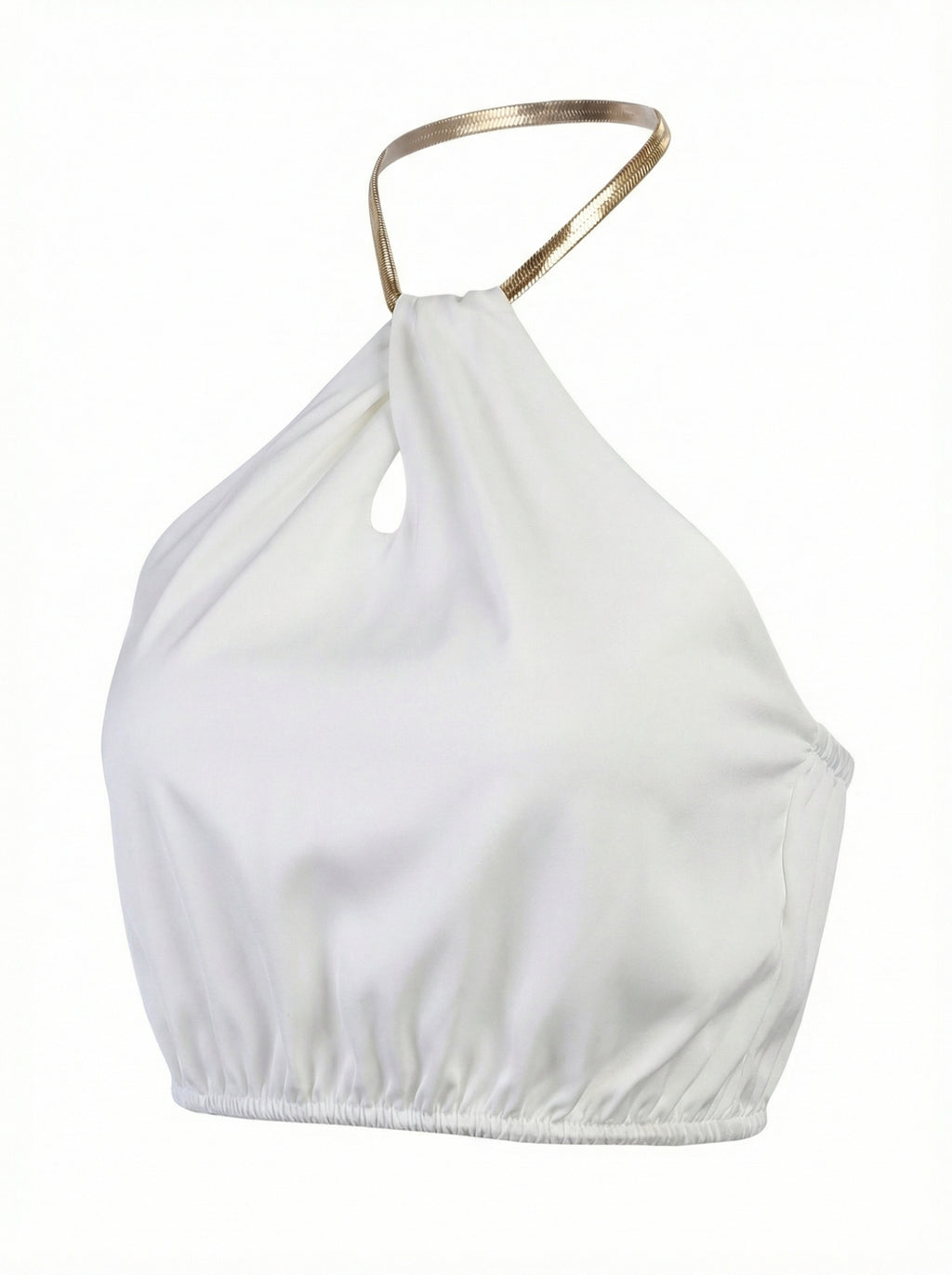 MILANO – Chain Halter Crop Top – 026