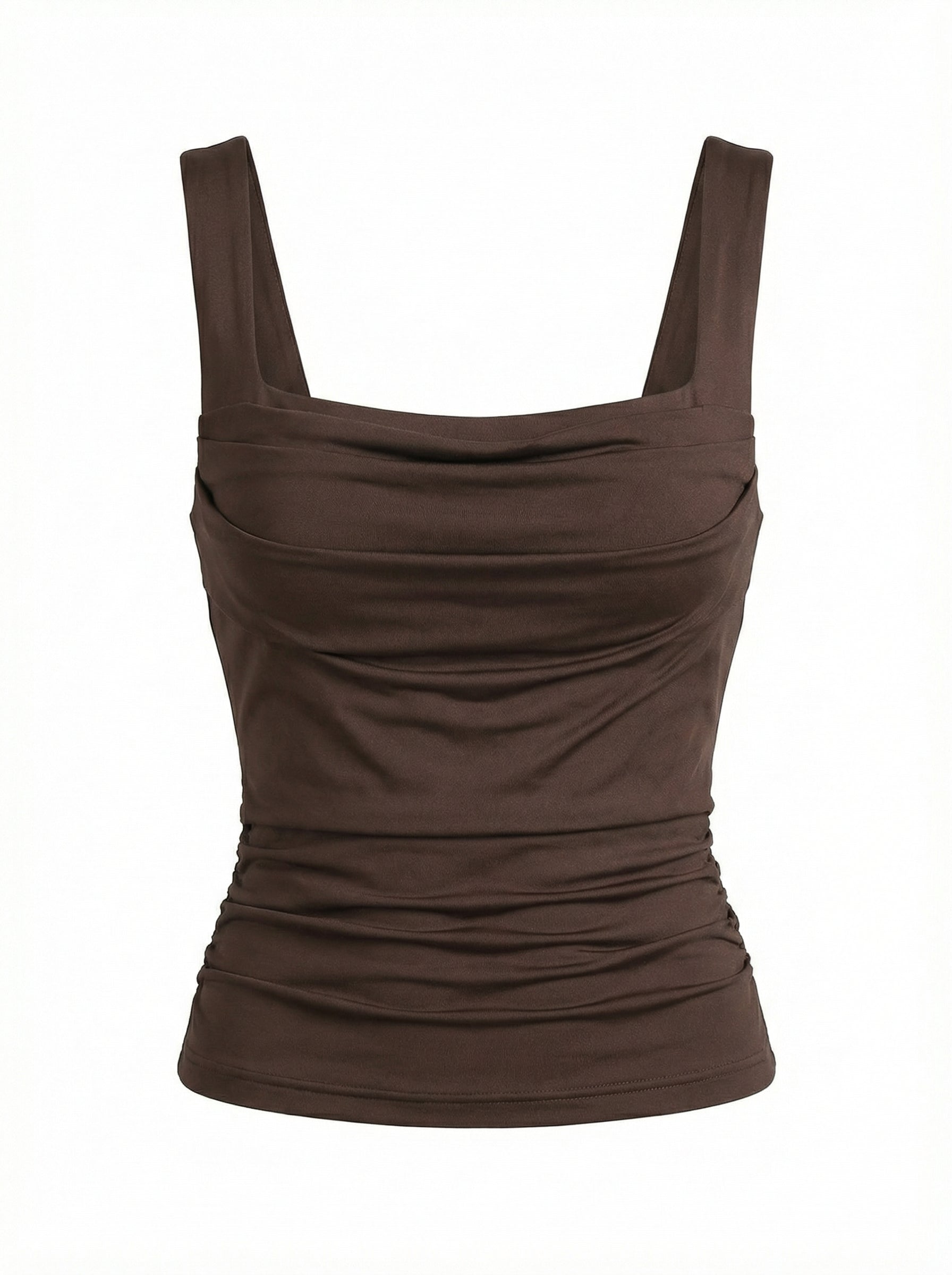 ROMA – Backless Pleated Sleeveless Top – 025