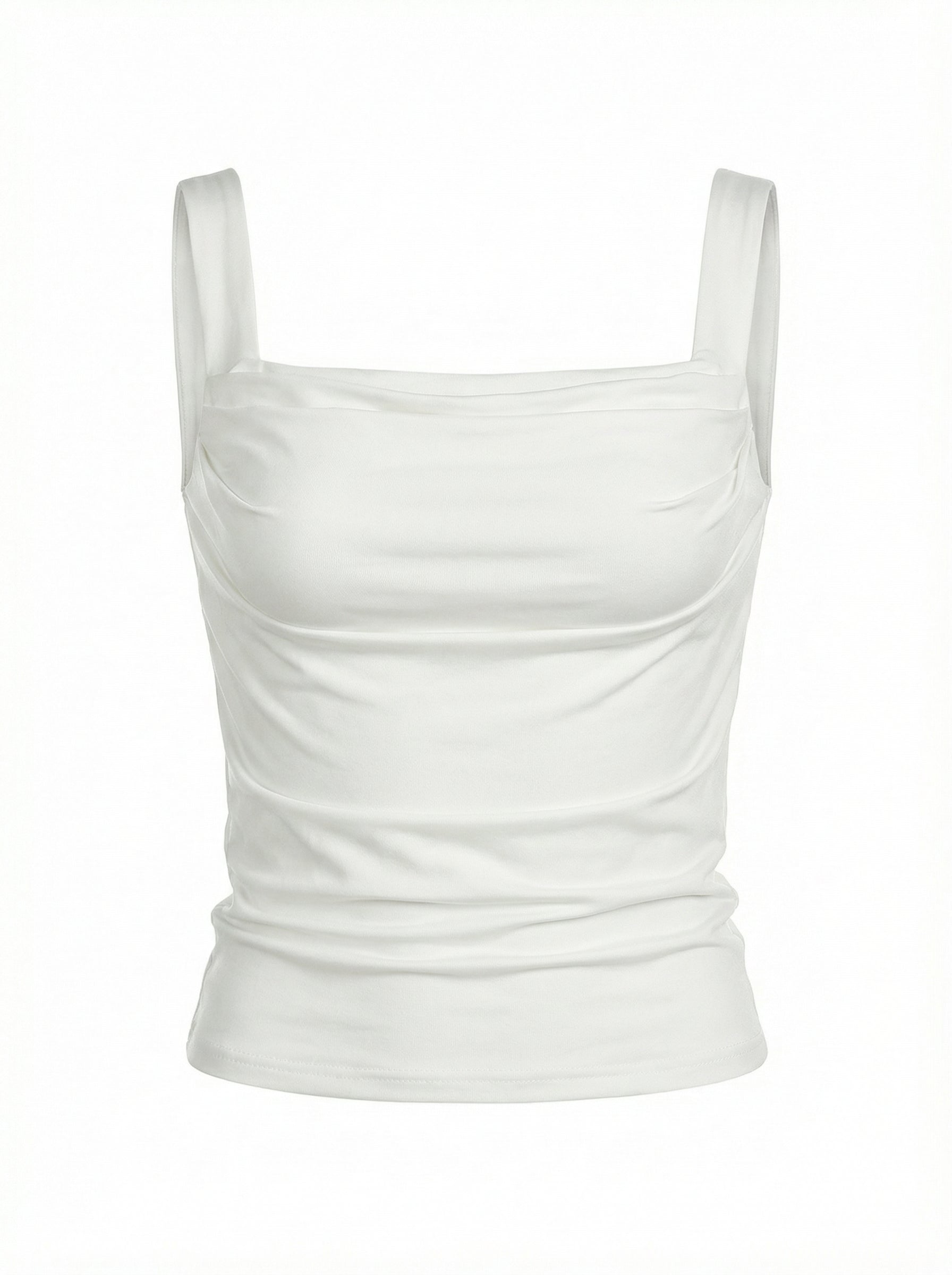 ROMA – Backless Pleated Sleeveless Top – 025