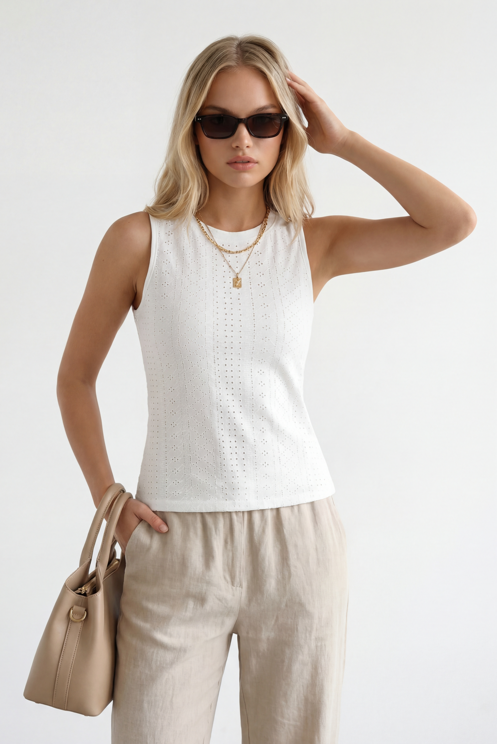 PALERMO – Hollow Out Knit Casual Top – 026