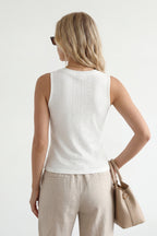 PALERMO – Hollow Out Knit Casual Top – 026