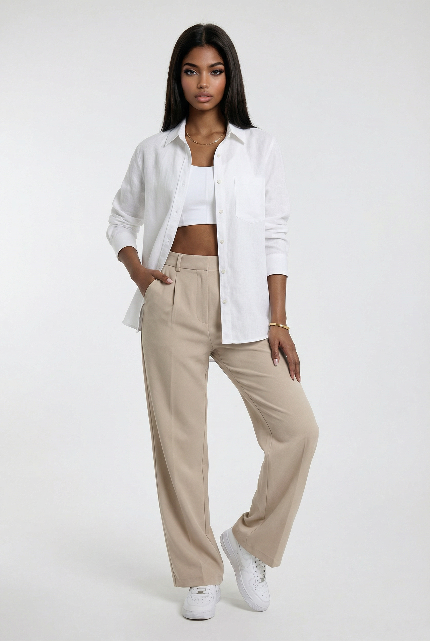 IBIZA – Cotton-Linen Tunic Shirt – 304