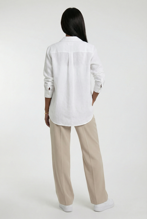 IBIZA – Katoen-Linnen Tuniek Blouse – 304