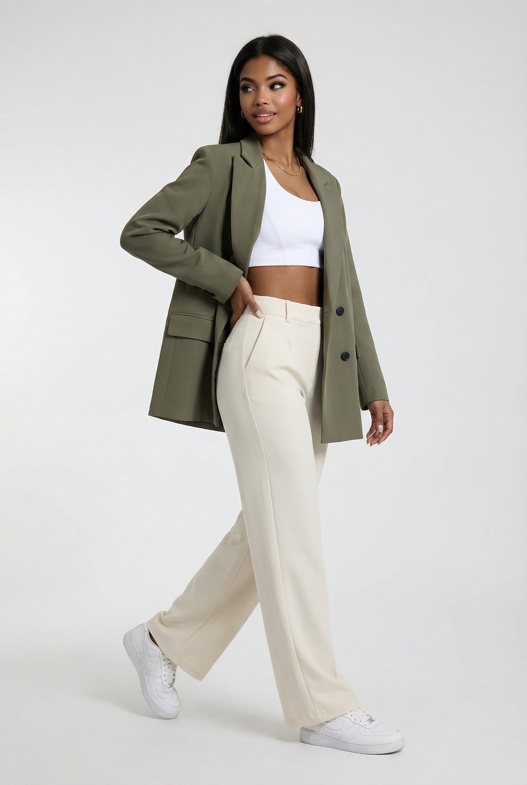 MILAN – Double Breasted Blazer Coat – 118