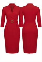 FLORENCE – Lace-Up Midi Dress – 251