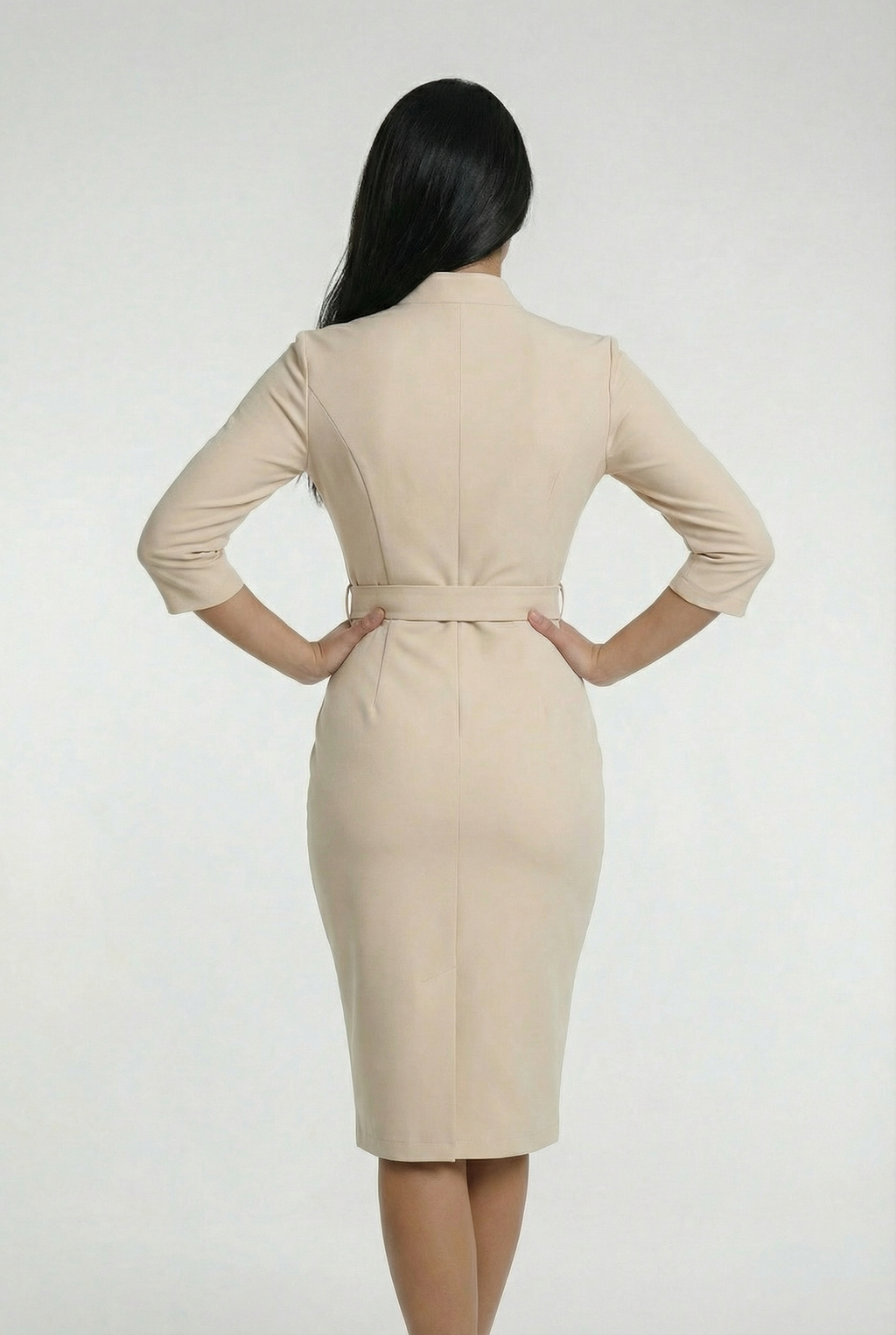 FLORENCE – Lace-Up Midi Dress – 251