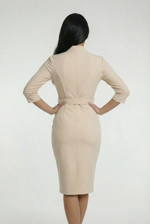 FLORENCE – Veters Midi Jurk – 251